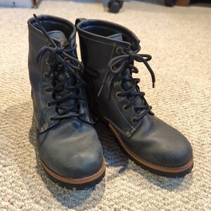 Sketchers Laramie 2 Engineer Combat Moto Boots Womens 9 Black Y2K Chunky